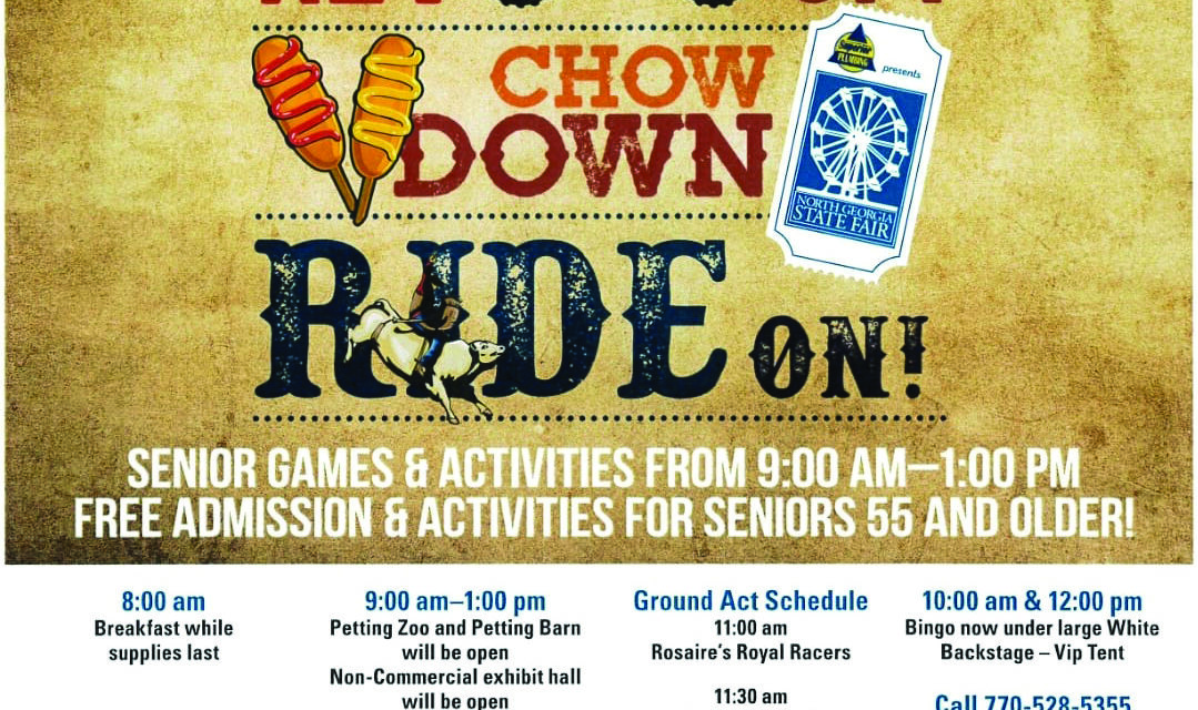 FREE ACTIVITIES FOR ADULTS 55+ AT THE NORTH GEORGIA STATE FAIR